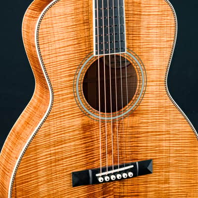 Bourgeois LDBO-12/S Custom All Flamed Koa 12-Fret with Slotted Headstock NEW image 6