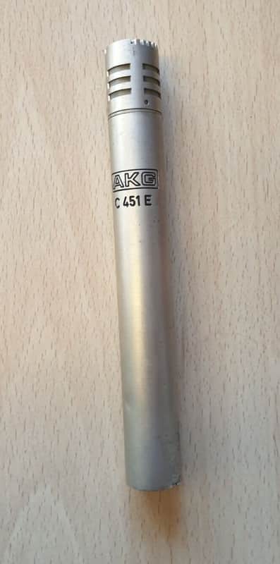 AKG C451E Condenser Microphone Module Silver Preamp + Faulty Capsule image 1