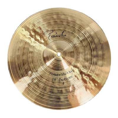 Used Paiste Signature Power Hi Hat Cymbals 14" - Excellent image 2