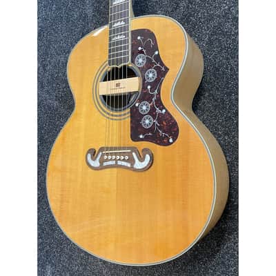 Epiphone EJ-200N Jumbo Acoustic Guitar Modified with Seymour Duncan Mounted Pickup with Hardcase Pre-Owned image 4