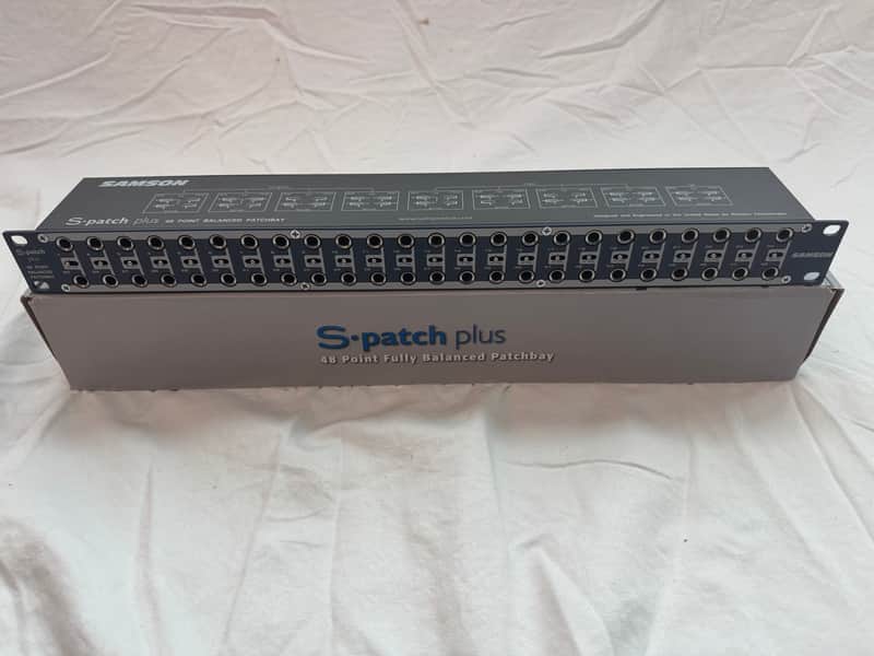 Samson S-Patch Plus S Class 48-Point Balanced Patchbay