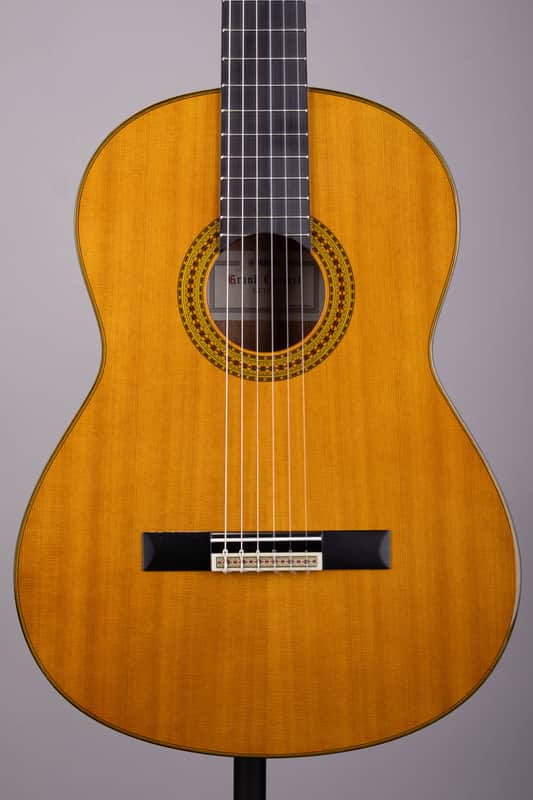Yamaha GC12C Solid Cedar/Mahogany Classical Guitar Natural | Reverb