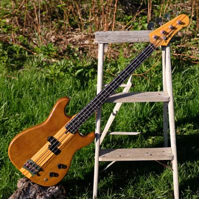 1981 Moridaira/Morris-made Lotus L-1500 Neck-Through Electric Bass Guitar w/OHSC image 1