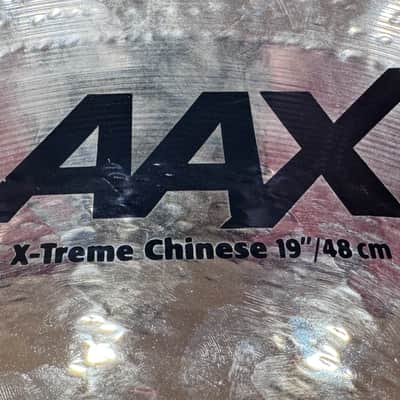 ∏∏∏Used Sabian 19" AAX X-Treme Chinese Cymbal 2005 - 2018 - Brilliant In Very Good Condition∏∏∏ image 3
