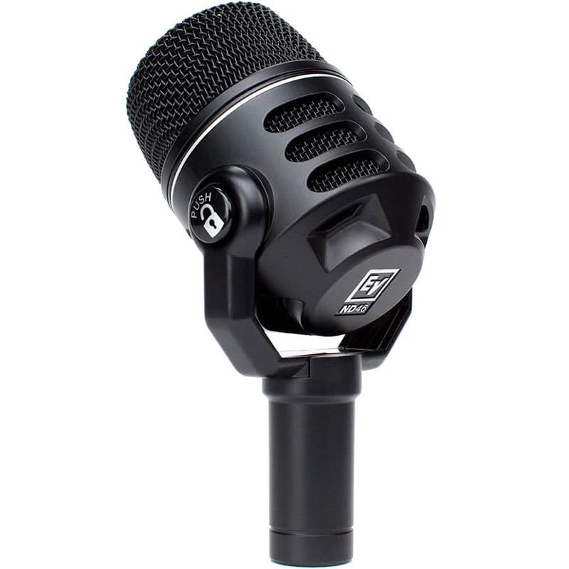 Electro Voice ND46 Dynamic Supercardioid Large Diaphragm Instrument Microphone image 1