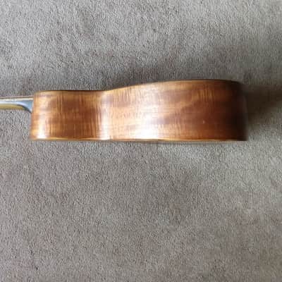 Richtone L-00 size guitar - sinker cedar top, flamed mahogany sides, canarywood back image 5