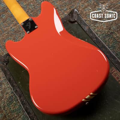 2004 Fender '69 Competition Mustang reissue MG69 Fiesta Red Matching Headstock MIJ Japan image 9