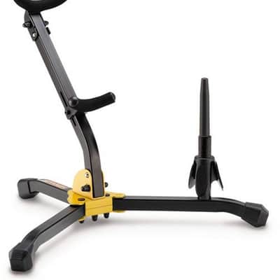 Hercules DS532BB - Support pliable pour saxophone alto ou ténor et flûte ou clarinette image 1