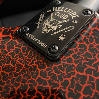Pre Loved B.C Rich Ltd Ed Stranger Things "Eddie's Guitar" Warlock | Crackle image 4