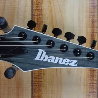Used Ibanez Iron Label FRIX6FEAH 6 String Electric Guitar Charcoal Stained Flat image 7