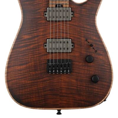 Jackson USA Misha Mansoor Signature Juggernaut HT6 - Satin Amber Tiger Eye image 2