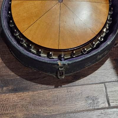Vintage 1917 Vega "Little Wonder" 17-Fret Tenor Banjo - Rare 10-3/4" Rim w/ Factory Matching Pie Resonator & Incredible Provenance image 15