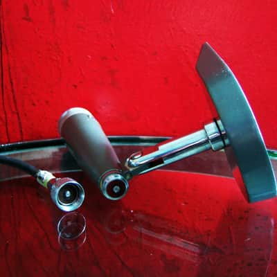 Vintage RARE 1960's NEAT TM-10 dynamic omni-directional microphone High Z w cable & stand Lafayette Calrad Aiwa image 13