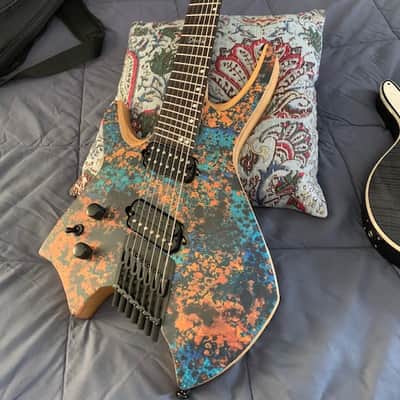 Ormsby Goliath GTR 7 String Left Hand Run 4 Blue Copper image 6