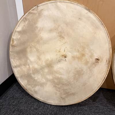 Grouping of Vintage Slingerland Calfskin Heads Pairs of 16", 22", 28" (Rm3) image 10