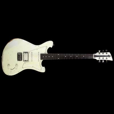 Wild Custom Guitars Wildmaster Electric Guitar Relic Olympic White Bild 2