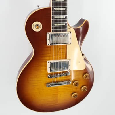 Gibson Custom Shop 1959 Les Paul Standard Reissue Electric Guitar - Iced Tea Burst, VOS image 2