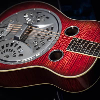 National Scheerhorn Figured Maple Roundneck 2019 image 8
