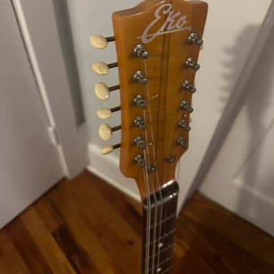 Eko 12-string electric Mid-60s - Red gloss image 2