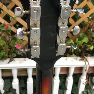 1960s Univox 335 Semi-Hollow Body Vintage Electric Guitar MIJ image 6