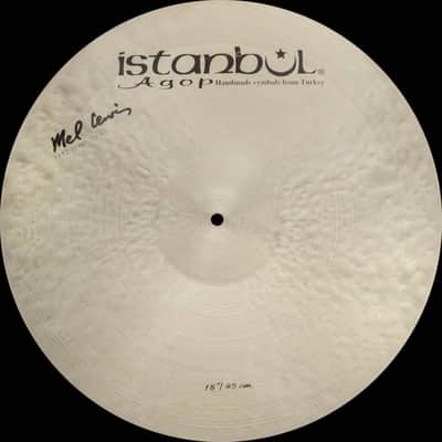 Istanbul Agop Mel Lewis 18" 1982 Crash Ride 1490 g image 1