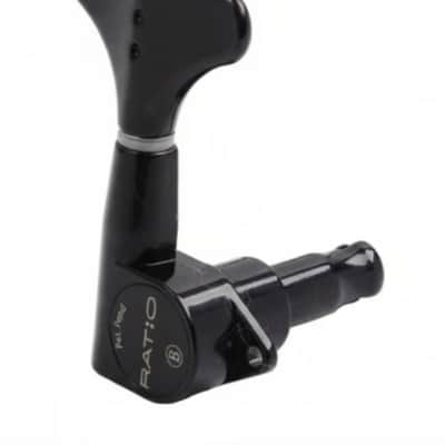 BLACK Graph Tech 5 String Bass Tuning Machines Ratio Tuners PRB-5500-B0 image 2