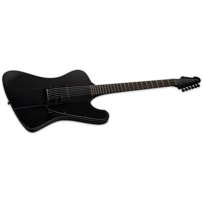 ESP LTD Phoenix Black Metal Guitar w/ a Fishman Fluence Pickup - Black Satin image 4