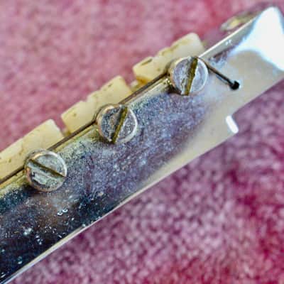 Vintage Gibson 1965 ABR-1 Bridge Chrome - NO patent Number RARE w/ nylon saddles image 18