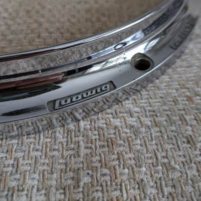 Ludwig Twin Channel Die Cast 10" Hoop 1970s image 3