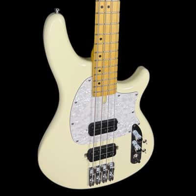 Schecter CV4 Bass Guitar in Ivory image 4