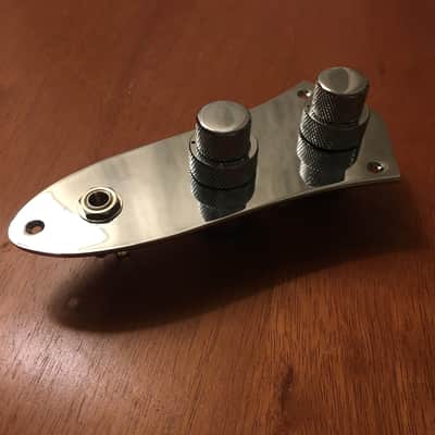 Vintage-Style Stacked Knob Loaded Control Plate for Fender Jazz Bass - Wired by Sigler Music image 1