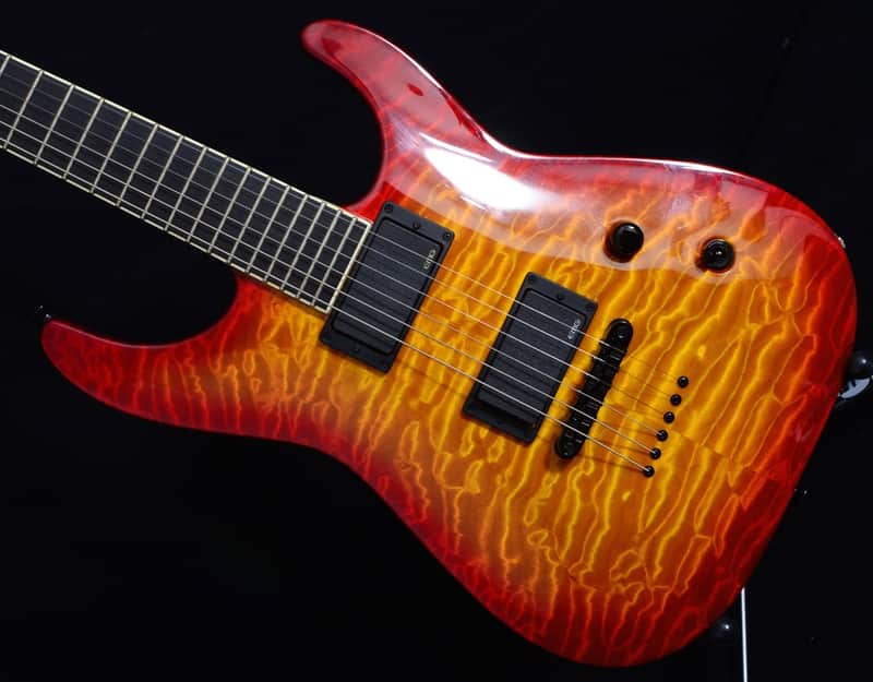 Used Charvel Custom Shop Set Neck  Cherry Sunburst image 1