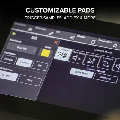 Mackie DLZ Creator XS Adaptive Digital Mixer for Podcasting, Streaming and YouTube with User Modes, Mix Agent Technology, Auto Mix, Onyx80 Mic Preamps image 9