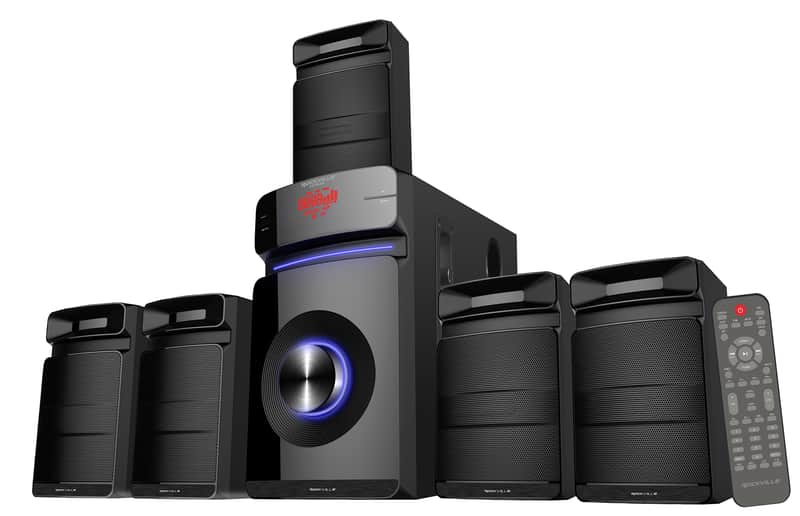 Rockville HTS45 800w 5.1 Channel Bluetooth Home Theater Audio System+Subwoofer image 1