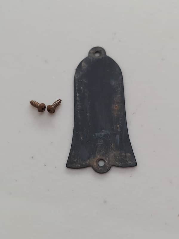 1950's Gibson Les Paul Jr. Truss Rod Cover with Screws (K-153) image 1