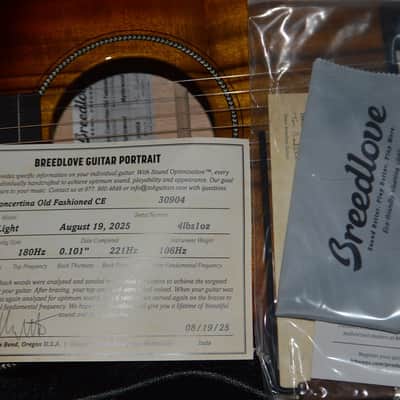 Breedlove Oregon Concertina Old Fashioned CE 2025 - Old Fashioned image 10