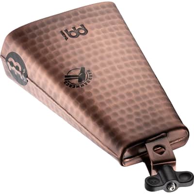 Meinl 8" Hand-Hammered Big Mouth Timbales Cowbell - Copper image 5