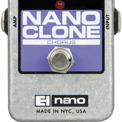 Electro Harmonix Nano Clone Analog Chorus Guitar Pedal image 1