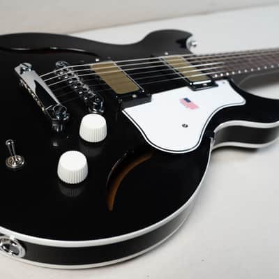 Harmony Factory Special Comet Semi-Hollow Electric Guitar | Space Black | Brand New | MONO Vertigo Case Included! | $95 Shipping image 7