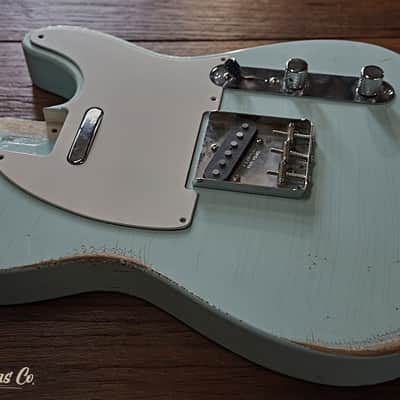 Telecaster Body Sonic Blue Relic - Vintage Style Aged Nitro image 2