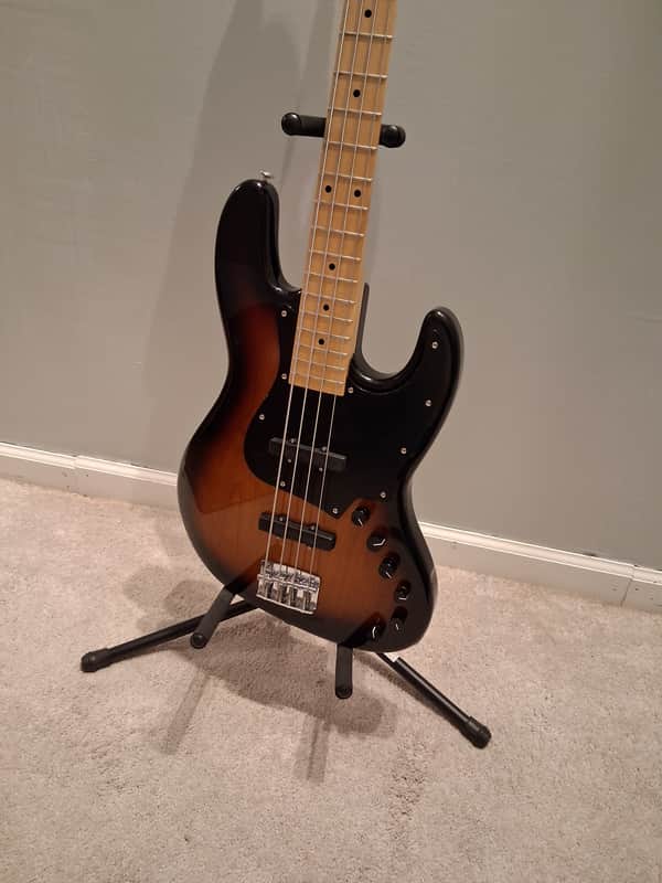 Combat Custom Guitars Jazz Bass 4 Sunburst MIJ Japan Bartolini Pickups & Preamp Gotoh GB350 Wilkinson image 1