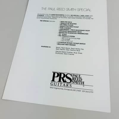 PRS “The Special” Flyer – Early 1990s image 2