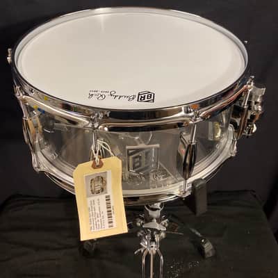 David Frangioni Collection, Trick Drums USA -Clear Acrylic 5.5x14" Buddy Rich Prototype 100th Anniversary Snare Drum image 3