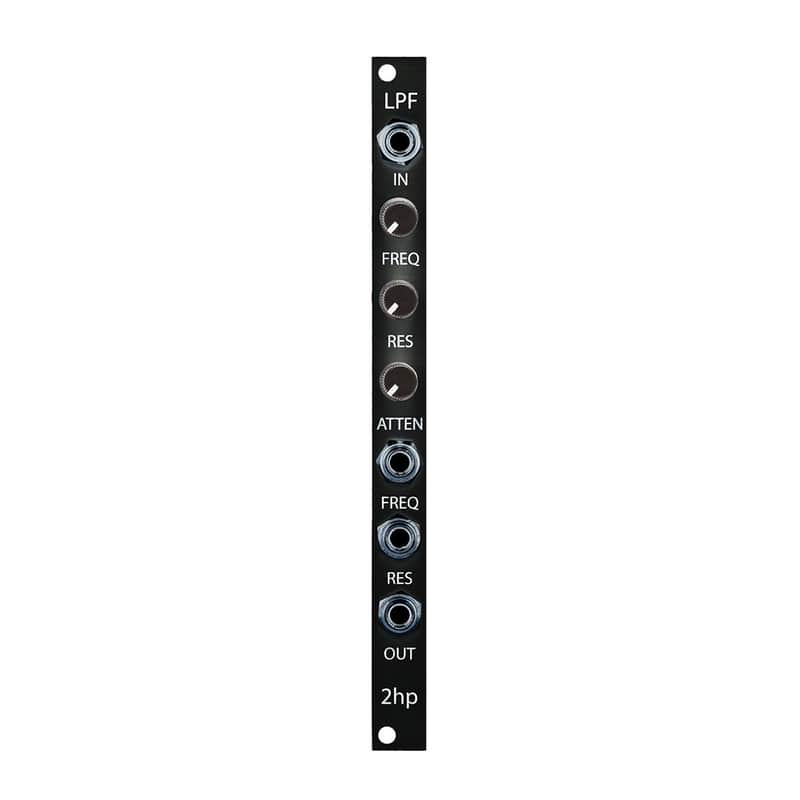 2hp LPF Eurorack Filter Module (Black) image 1