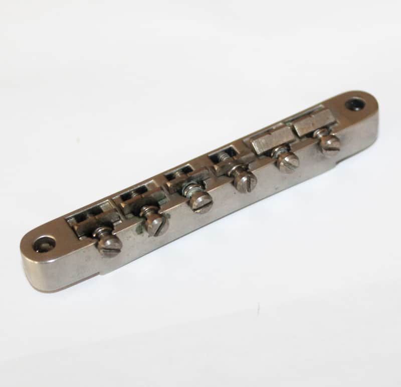 Gibson Historic Non-Wire ABR-1 Bridge Nickel Reissue for Nashville Posts image 1