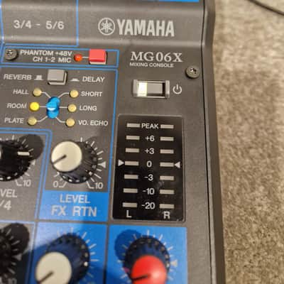 Yamaha MG06X 6-Channel Mixer - Compact Design - Excellent w/ Original Box & Power Supply image 13