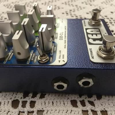 FEA DB-CL Dual Band bi-amp Compressor Limiter pedal w/ adjustable Crossover - Free Priority shipping image 3