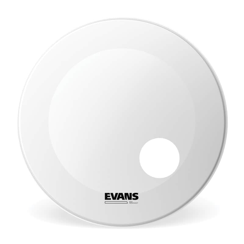 Evans EQ3 Coated Resonant Bass Drumhead 22" Ported image 1