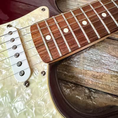 2008 Fender Standard Stratocaster MIM HSS - Midnight Wine image 21