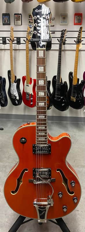 Epiphone Emperor Swingster 2019 - Sunrise Orange image 1